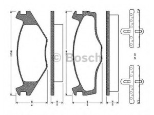 BOSCH 0 986 TB2 090 stabdžių trinkelių rinkinys, diskinis stabdys 
 Techninės priežiūros dalys -> Papildomas remontas
321698151, 41060 V4391, 41060 V4960