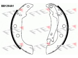 FTE BB1264A1 stabdžių trinkelių komplektas 
 Techninės priežiūros dalys -> Papildomas remontas
4241K3, 4241K3