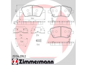 ZIMMERMANN 25134.170.2 stabdžių trinkelių rinkinys, diskinis stabdys 
 Techninės priežiūros dalys -> Papildomas remontas
1785193, 1788734, 1848518, 1848532