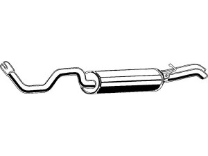 ASMET 21.010 galinis duslintuvas 
 Išmetimo sistema -> Duslintuvas
1J5253609C, 1J5253609C, 1J5253609C