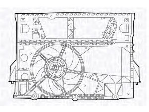 MAGNETI MARELLI 069422547010 ventiliatorius, radiatoriaus
1253C5, 125487, 7701049603, 7701206078