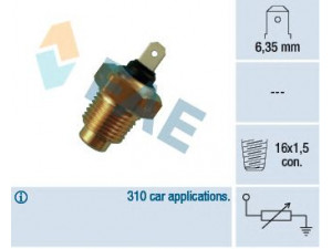 FAE 31140 siuntimo blokas, aušinimo skysčio temperatūra 
 Elektros įranga -> Jutikliai
60813687, 3911470, 3920759, 4007872