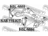 FEBEST NAB-115-KIT vairo trauklės įvorė 
 Ašies montavimas/vairavimo mechanizmas/ratai -> Stabilizatorius/statramsčiai/trauklės
54525-EL000
