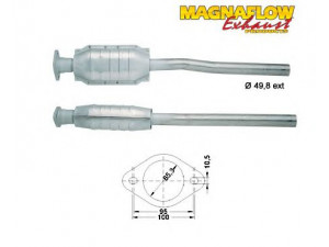 MAGNAFLOW 86312 katalizatoriaus keitiklis 
 Išmetimo sistema -> Katalizatoriaus keitiklis
7700427341, 7700830563