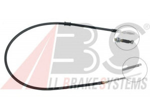 A.B.S. K14168 trosas, stovėjimo stabdys 
 Stabdžių sistema -> Valdymo svirtys/trosai
59913-4A000, 599134A010