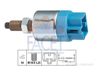 FACET 7.1089 stabdžių žibinto jungiklis 
 Stabdžių sistema -> Stabdžių žibinto jungiklis
35350-S04-003, 84340-32050, 84340-32090