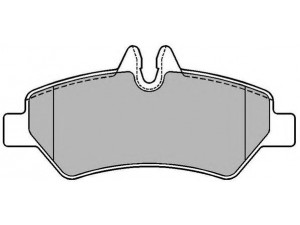 COMLINE CBP01556 stabdžių trinkelių rinkinys, diskinis stabdys