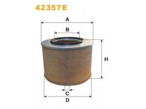 WIX FILTERS 42357E oro filtras
A47052, 0030944204, 0030944904