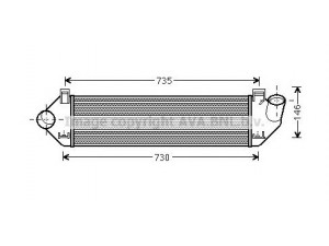 AVA QUALITY COOLING VO4134 tarpinis suslėgto oro aušintuvas, kompresorius 
 Variklis -> Oro tiekimas -> Įkrovos agregatas (turbo/superįkrova) -> Tarpinis suslėgto oro aušintuvas
30665966, 30680124, 30741046, 31280122