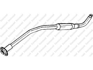 BOSAL 228-147 vidurinis duslintuvas 
 Išmetimo sistema -> Duslintuvas
17420-11161