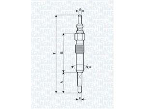 MAGNETI MARELLI 062900028304 kaitinimo žvakė 
 Kibirkšties / kaitinamasis uždegimas -> Kaitinimo kaištis
1 037 204, 1 669 977, 1037204, 1669977