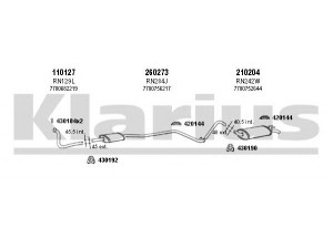 KLARIUS 720266E išmetimo sistema