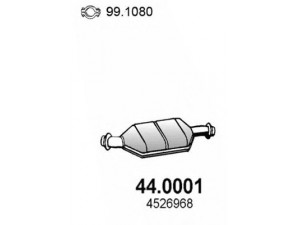 ASSO 44.0001 katalizatoriaus keitiklis 
 Išmetimo sistema -> Katalizatoriaus keitiklis
4229860, 4623054