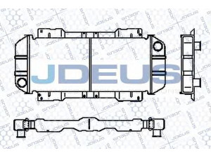 JDEUS RA0120331 radiatorius, variklio aušinimas 
 Aušinimo sistema -> Radiatorius/alyvos aušintuvas -> Radiatorius/dalys
1623383, 6138598, 6138599, 81AB8005KB