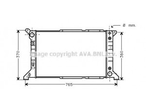 AVA QUALITY COOLING FD2201 radiatorius, variklio aušinimas 
 Aušinimo sistema -> Radiatorius/alyvos aušintuvas -> Radiatorius/dalys
1671825, 7045712, 7242484, 94VB8005EC