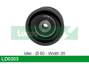 LUCAS ENGINE DRIVE LD0203 įtempiklio skriemulys, paskirstymo diržas
MD012587