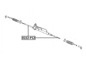 ASVA 0222-P12 vidinė skersinė vairo trauklė 
 Vairavimas -> Vairo mechanizmo sujungimai
49001-AV610, 49001-BA200, 49001-BA210