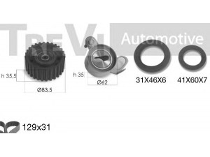 TREVI AUTOMOTIVE KD1409S paskirstymo diržo komplektas 
 Techninės priežiūros dalys -> Papildomas remontas