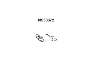 VENEPORTE NS53372 galinis duslintuvas 
 Išmetimo sistema -> Duslintuvas
20100BM500, 20100BM505