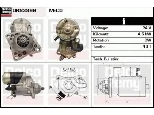 DELCO REMY DRS3899 starteris 
 Elektros įranga -> Starterio sistema -> Starteris
2995138, 99432760