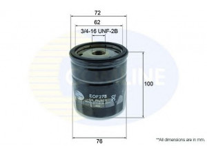 COMLINE EOF273 alyvos filtras 
 Techninės priežiūros dalys -> Techninės priežiūros intervalai
1449 182, 1449182, 6M34-6731-AA