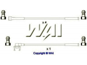 WAIglobal SL762 uždegimo laido komplektas