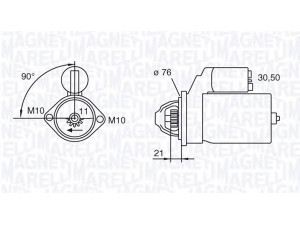 MAGNETI MARELLI 063280071010 starteris 
 Elektros įranga -> Starterio sistema -> Starteris
12412155827, 12417788680