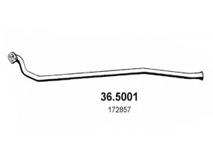 ASSO 36.5001 išleidimo kolektorius 
 Išmetimo sistema -> Išmetimo vamzdžiai
172857