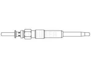 DÜRER DG12106 kaitinimo žvakė 
 Kibirkšties / kaitinamasis uždegimas -> Kaitinimo kaištis
12 23 7 786 869, 77 86 869