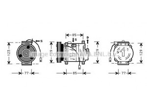 AVA QUALITY COOLING MZK035 kompresorius, oro kondicionierius 
 Oro kondicionavimas -> Kompresorius/dalys
N13A1AB4MG, N13A1AH4MG