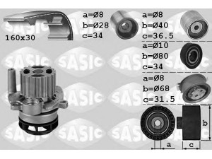 SASIC 3906081 vandens siurblio ir paskirstymo diržo komplektas 
 Aušinimo sistema -> Vandens siurblys/tarpiklis -> Vandens siurblys
03L121011GX+03L198119, 03L121011GX+03L198119
