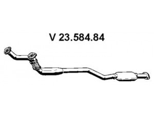 EBERSPÄCHER 23.584.84 priekinis duslintuvas 
 Išmetimo sistema -> Duslintuvas
124 490 09 19, 124 490 29 19, 124 490 59 19