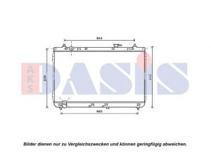 AKS DASIS 510173N radiatorius, variklio aušinimas 
 Aušinimo sistema -> Radiatorius/alyvos aušintuvas -> Radiatorius/dalys
253104D800