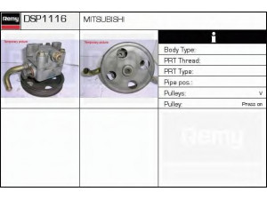DELCO REMY DSP1116 hidraulinis siurblys, vairo sistema 
 Vairavimas -> Vairo pavara/siurblys