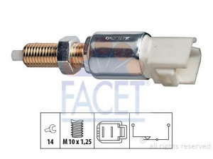 FACET 7.1062 stabdžių žibinto jungiklis 
 Stabdžių sistema -> Stabdžių žibinto jungiklis
35350-SE0-003, 35350-SE0-013, 35350-SE0-A01