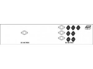 HJS MT-MA9 išmetimo sistema 
 Išmetimo sistema -> Išmetimo sistema, visa
