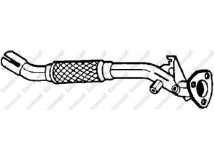 BOSAL 710-041 išleidimo kolektorius 
 Išmetimo sistema -> Išmetimo vamzdžiai
13234879, 58 54 320