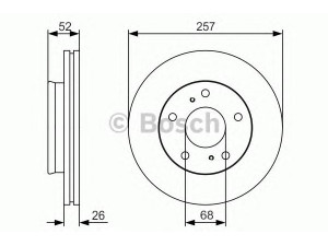 BOSCH 0 986 479 S89 stabdžių diskas 
 Dviratė transporto priemonės -> Stabdžių sistema -> Stabdžių diskai / priedai
40206 9C100, 40206 9C101