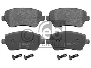 FEBI BILSTEIN 116180 stabdžių trinkelių rinkinys, diskinis stabdys 
 Techninės priežiūros dalys -> Papildomas remontas
410604076R