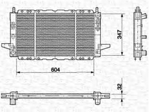 MAGNETI MARELLI 350213497000 radiatorius, variklio aušinimas 
 Aušinimo sistema -> Radiatorius/alyvos aušintuvas -> Radiatorius/dalys
1654011, 6186886, 89BB8005DA