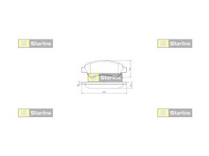 STARLINE BD S842P stabdžių trinkelių rinkinys, diskinis stabdys 
 Techninės priežiūros dalys -> Papildomas remontas
4252 18, 4252 40, 425218, 425240