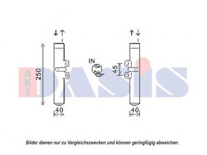 AKS DASIS 800623N džiovintuvas, oro kondicionierius 
 Oro kondicionavimas -> Džiovintuvas
7701066738, 7701066739