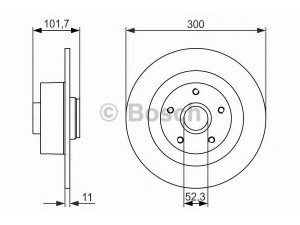 BOSCH 0 986 479 573 stabdžių diskas 
 Dviratė transporto priemonės -> Stabdžių sistema -> Stabdžių diskai / priedai
40 20 200 05R, 40 20 260 61R