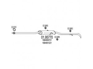 MTS 01.95770 galinis duslintuvas 
 Išmetimo sistema -> Duslintuvas
1684900721, 1684901221, 1684901521
