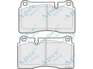 APEC braking PAD1777 stabdžių trinkelių rinkinys, diskinis stabdys 
 Techninės priežiūros dalys -> Papildomas remontas
4G432D007AA, 7G432D007AA
