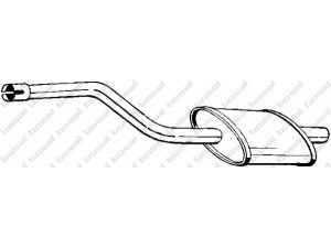 BOSAL 145-943 vidurinis duslintuvas 
 Išmetimo sistema -> Duslintuvas
20100-14R00, 20100-14R00KE, B0100-27R00