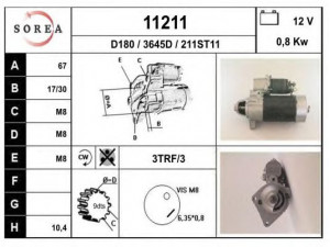 EAI 11211 starteris
4474917, 4474918