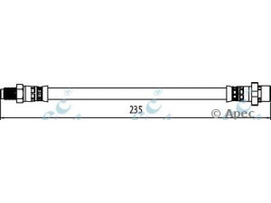 APEC braking HOS3963 stabdžių žarnelė 
 Stabdžių sistema -> Stabdžių žarnelės
34306762185, 34326757744