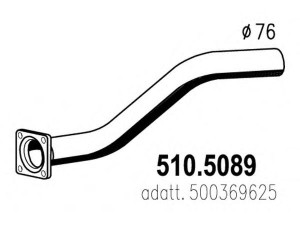 ASSO 510.5089 išleidimo kolektorius 
 Išmetimo sistema -> Išmetimo vamzdžiai
500369625, 99463271