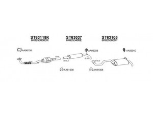 VENEPORTE 630086 išmetimo sistema